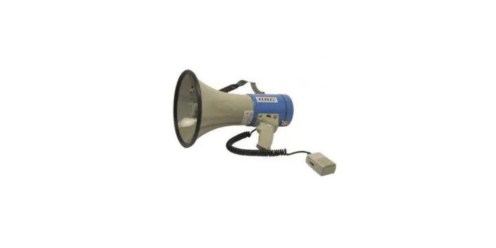 Megafono con microfono 
